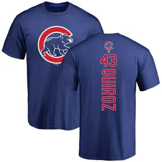 Men's Chicago Cubs Esteban Quiroz Royal Backer T-Shirt