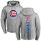 Men's Chicago Cubs Fergie Jenkins Ash Backer Pullover Hoodie