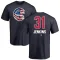 Men's Chicago Cubs Fergie Jenkins Navy Name and Number Banner Wave T-Shirt