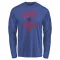 Men's Chicago Cubs Fergie Jenkins Royal Base Runner Long Sleeve T-Shirt