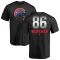 Men's Chicago Cubs Gage Workman Black Midnight Mascot T-Shirt