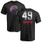 Men's Chicago Cubs Jake Arrieta Black Midnight Mascot T-Shirt