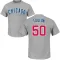 Men's Chicago Cubs Jameson Taillon Gray Roster T-Shirt