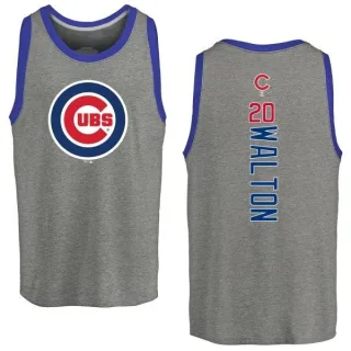 Men's Chicago Cubs Jerome Walton Ash Backer Tank Top