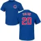 Men's Chicago Cubs Jerome Walton Royal Roster T-Shirt