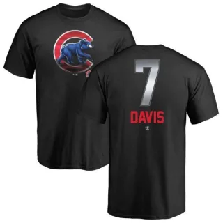 Men's Chicago Cubs Jody Davis Black Midnight Mascot T-Shirt