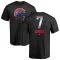 Men's Chicago Cubs Jody Davis Black Midnight Mascot T-Shirt