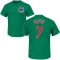 Men's Chicago Cubs Jody Davis Green St. Patrick's Day Roster T-Shirt