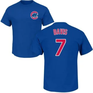 Men's Chicago Cubs Jody Davis Royal Roster T-Shirt