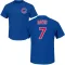 Men's Chicago Cubs Jody Davis Royal Roster T-Shirt