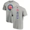 Men's Chicago Cubs Joe Maddon Ash Backer T-Shirt