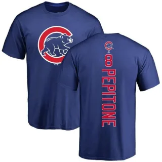 Men's Chicago Cubs Joe Pepitone Royal Backer T-Shirt