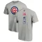 Men's Chicago Cubs Jordan Wicks Ash Backer T-Shirt