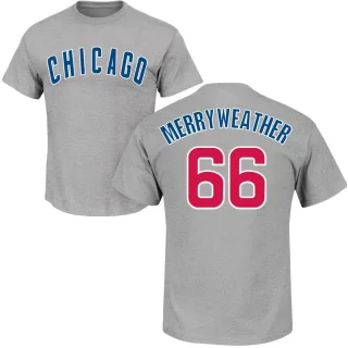 Men's Chicago Cubs Julian Merryweather Gray Roster T-Shirt