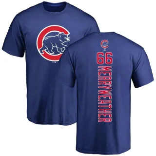 Men's Chicago Cubs Julian Merryweather Royal Backer T-Shirt