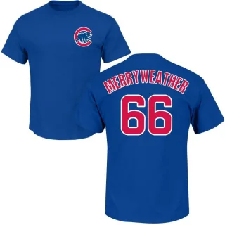 Men's Chicago Cubs Julian Merryweather Royal Roster T-Shirt