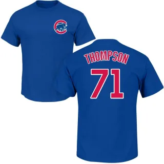 Men's Chicago Cubs Keegan Thompson Royal Roster T-Shirt