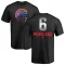 Men's Chicago Cubs Keith Moreland Black Midnight Mascot T-Shirt