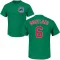 Men's Chicago Cubs Keith Moreland Green St. Patrick's Day Roster T-Shirt