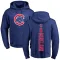 Men's Chicago Cubs Keith Moreland Royal Backer Pullover Hoodie