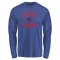 Men's Chicago Cubs Kosuke Fukudome Royal Base Runner Long Sleeve T-Shirt