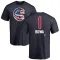 Men's Chicago Cubs Larry Bowa Navy Name and Number Banner Wave T-Shirt