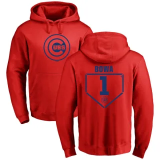 Men's Chicago Cubs Larry Bowa Red Branded RBI Pullover Hoodie -