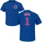 Men's Chicago Cubs Larry Bowa Royal Roster T-Shirt