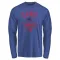 Men's Chicago Cubs Leon Durham Royal Base Runner Long Sleeve T-Shirt