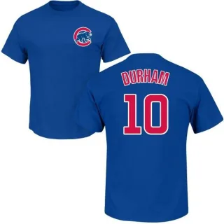 Men's Chicago Cubs Leon Durham Royal Roster T-Shirt