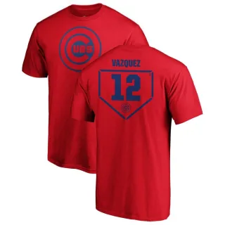 Men's Chicago Cubs Luis Vazquez Red RBI T-Shirt