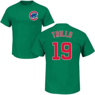 Men's Chicago Cubs Manny Trillo Green St. Patrick's Day Roster T-Shirt