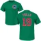 Men's Chicago Cubs Manny Trillo Green St. Patrick's Day Roster T-Shirt