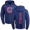 Men's Chicago Cubs Manny Trillo Royal Backer Pullover Hoodie