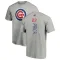 Men's Chicago Cubs Mark Prior Ash Backer T-Shirt