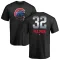 Men's Chicago Cubs Michael Fulmer Black Midnight Mascot T-Shirt