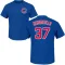 Men's Chicago Cubs Michael Hermosillo Royal Roster T-Shirt