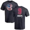 Men's Chicago Cubs Miguel Amaya Navy Name and Number Banner Wave T-Shirt