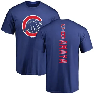 Men's Chicago Cubs Miguel Amaya Royal Backer T-Shirt