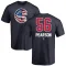 Men's Chicago Cubs Nate Pearson Navy Name and Number Banner Wave T-Shirt