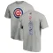 Men's Chicago Cubs Nico Hoerner Ash Backer T-Shirt