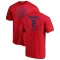 Men's Chicago Cubs Nico Hoerner Red RBI T-Shirt