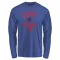 Men's Chicago Cubs Owen Caissie Royal Base Runner Long Sleeve T-Shirt