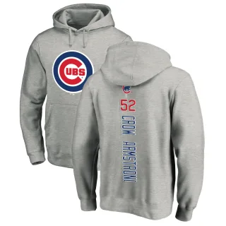 Men's Chicago Cubs Pete Crow-Armstrong Ash Backer Pullover Hoodie