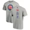 Men's Chicago Cubs P.J. Higgins Ash Backer T-Shirt