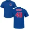 Men's Chicago Cubs P.J. Higgins Royal Roster T-Shirt