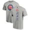 Men's Chicago Cubs Rafael Palmeiro Ash Backer T-Shirt