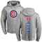 Men's Chicago Cubs Rick Reuschel Ash Backer Pullover Hoodie