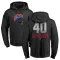 Men's Chicago Cubs Rick Sutcliffe Black Branded Midnight Mascot Pullover Hoodie -