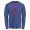 Men's Chicago Cubs Rod Beck Royal Base Runner Long Sleeve T-Shirt